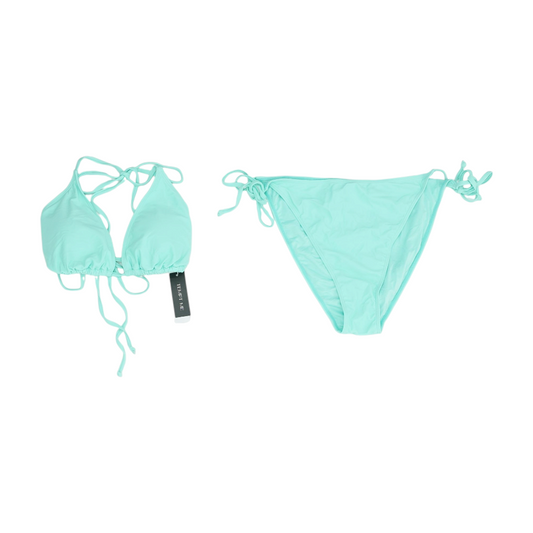 Blue Plus Size Swim Set