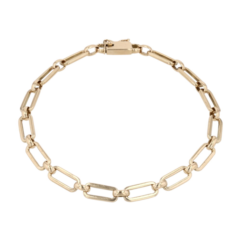 14K Yellow Gold Chain Bracelet