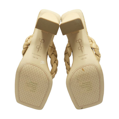 Tan Block Heels