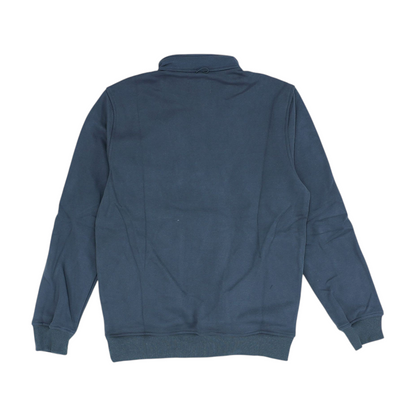 Gray Solid 1/4 Zip Pullover