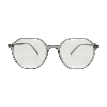 Gray AQ01 Geometric Prescription Eyewear