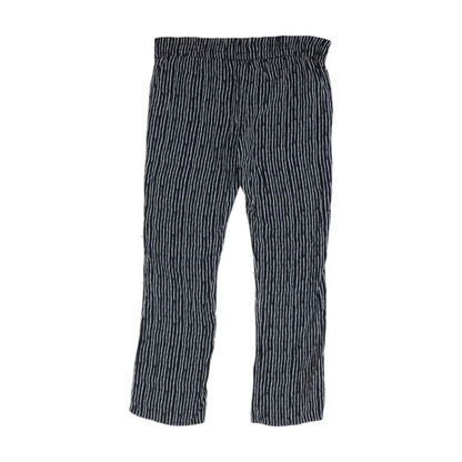 Navy Striped Pants