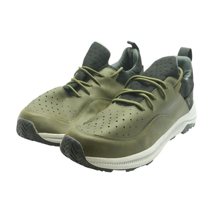 Green Lace Up Casual Shoes