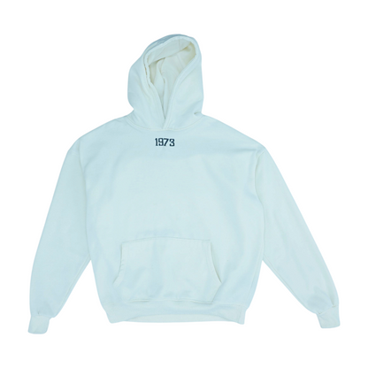 Ivory Graphic Hoodie Pullover