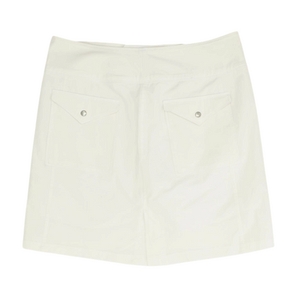 White Active Skort