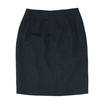 Charcoal Solid Mini Skirt