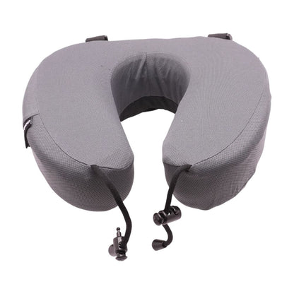 Gray Neck Pillow with Bag