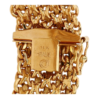 14K Yellow Gold Chain Bracelet