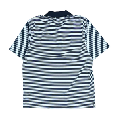 Black Striped Short Sleeve Polo