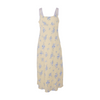 Yellow Floral Midi Dress
