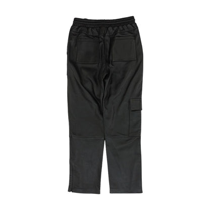 Black Solid Pants