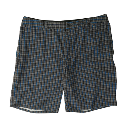 Gray Plaid Active Shorts