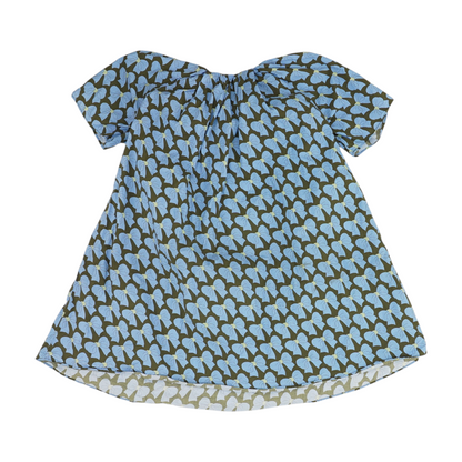 Blue Graphic Dress