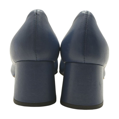 Blue Block Heels