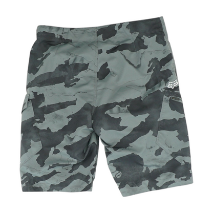 Gray Camo Chino Shorts