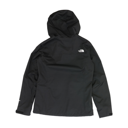 Black Petite Solid Rain Jacket