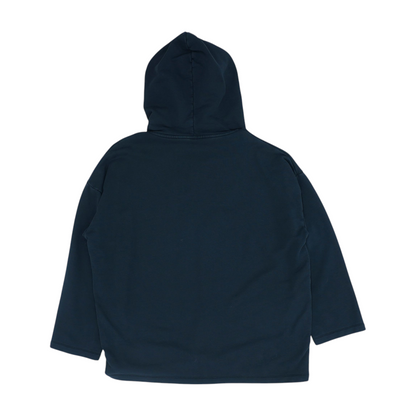 Black Solid Hoodie Pullover