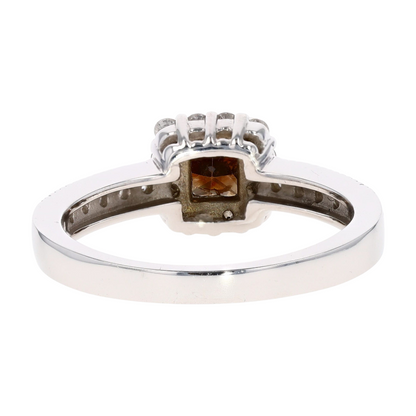 14K White Gold Diamond Engagement Ring