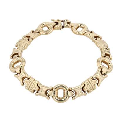 14K Yellow Gold Chain Bracelet