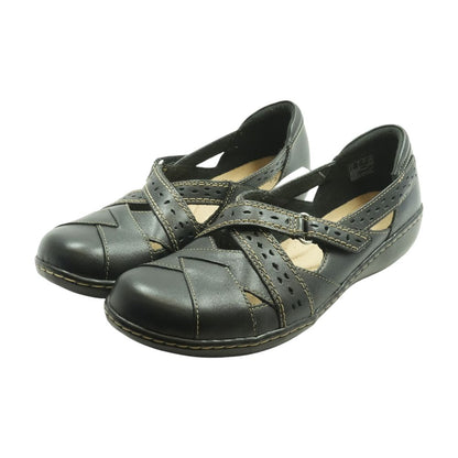 Black Mary Jane Flats
