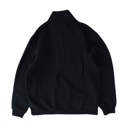 Black Ohio State Buckeyes Solid 1/4 Zip Pullover