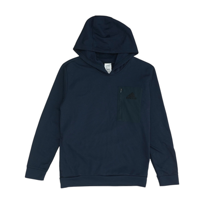 Navy Solid Hoodie Pullover