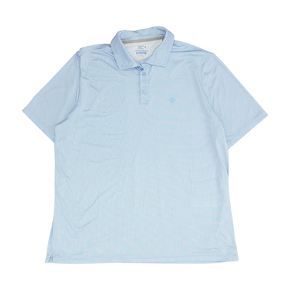 Blue Check Short Sleeve Polo