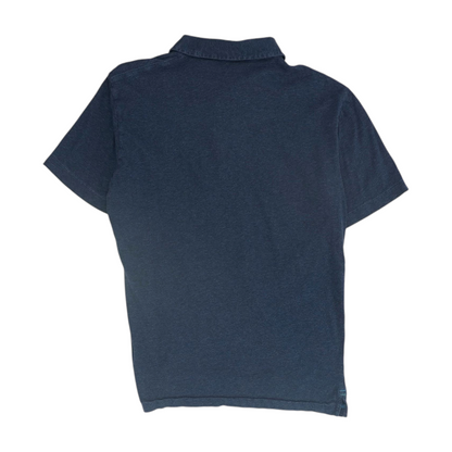 Navy Solid Short Sleeve Polo