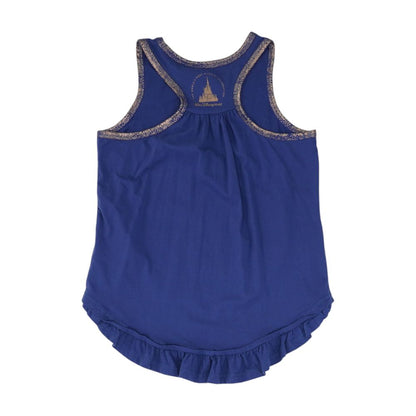 Navy Graphic Tank T Shirt