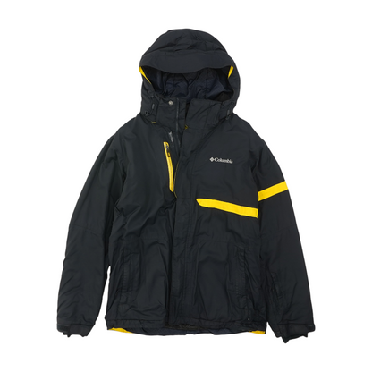 Vintage Black Solid Active Jacket