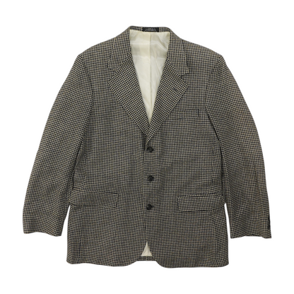 Vintage Navy Check Sport Coat