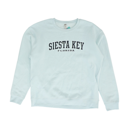 Blue Solid Sweatshirt Pullover