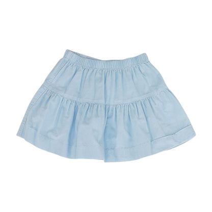 Blue Solid Skirt