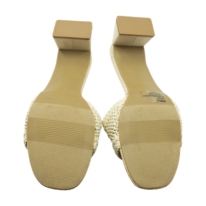 Cream Sandals