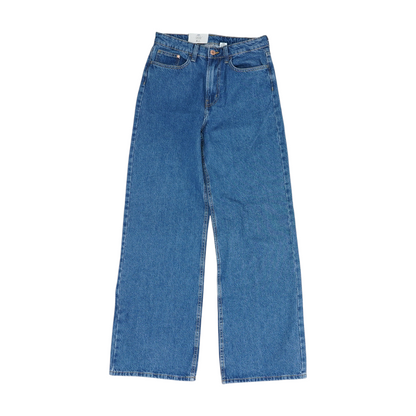 Blue Wide Leg Jeans
