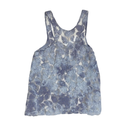 Blue Floral Blouse