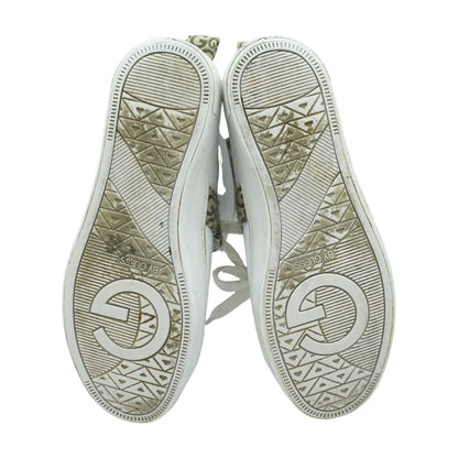 White Low Top Athletic Shoes
