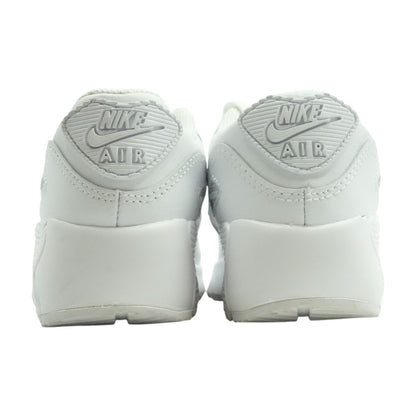 Air Max 90 White Leather Athletic Shoes