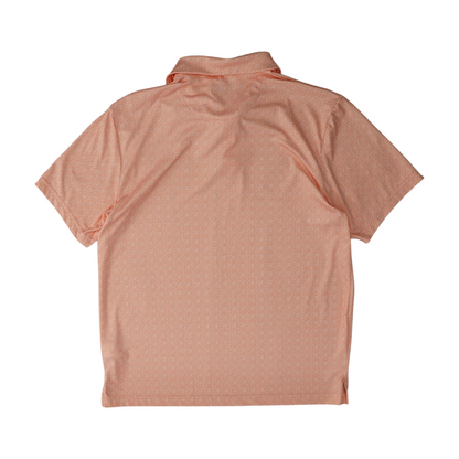Pink Floral Short Sleeve Polo