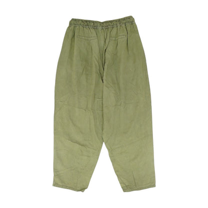 Green Solid Pants