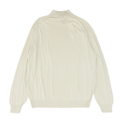Beige Solid Pullover Sweater