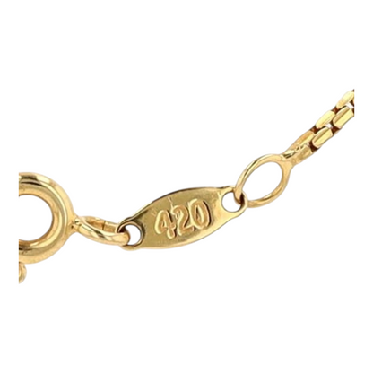 10K Yellow Gold Chain Necklace