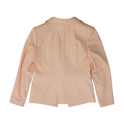 Peach Solid Blazer