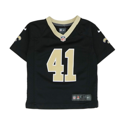 Men's Black New Orleans Saints Alvin Kamara Short Sleeve Jersey