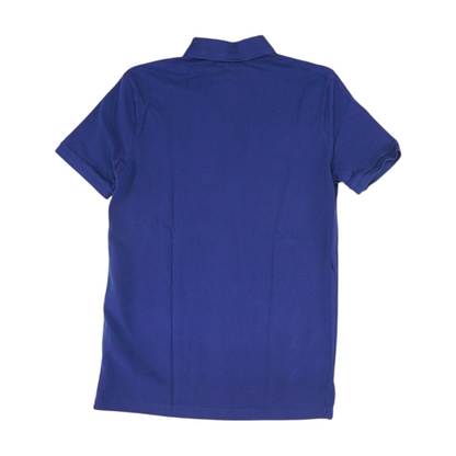 Navy Solid Short Sleeve Polo