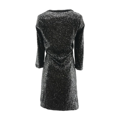 Black Solid Cardigan Sweater