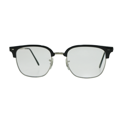 Silver New Clubmaster Square Prescription Eyewear