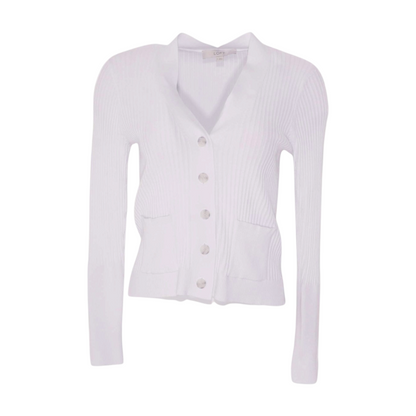 White Cardigan Sweater