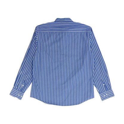 Blue Striped Long Sleeve Button Down