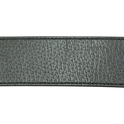 GG Marmont Wide Belt in Black Leather